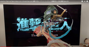 Attack on Titan- Levi vs Female Titan- Flexible Plan for Four Months Resin Figures Oniri Creations 