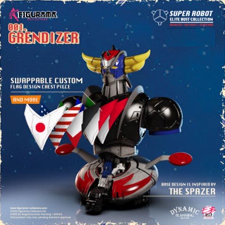 Grendizer Robot Bust- Flexible Plan for Ten Months Resin Figures Figurama Collectors 