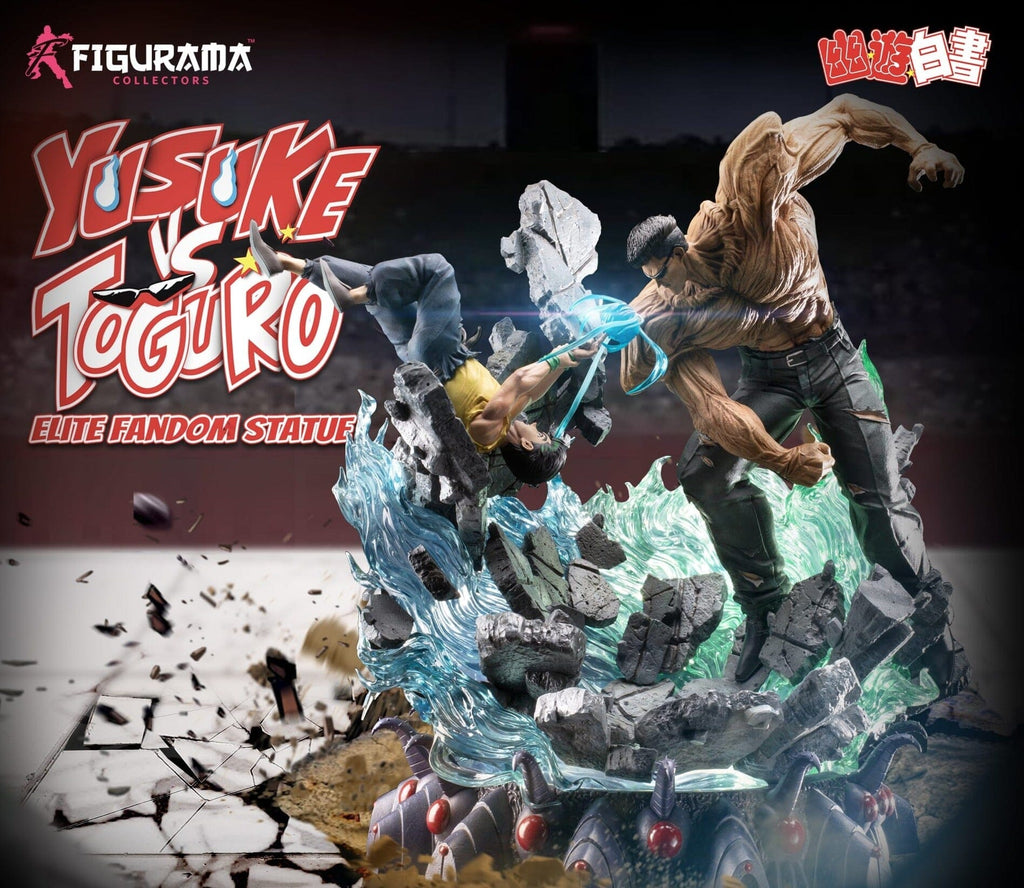 Yu Yu Hakusho- Yusuke Vs Toguro Figure- Flexible Plan for Eleven Months Resin Figures Figurama Collectors 